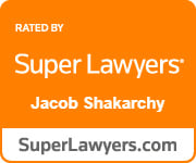 JACOB SHAKARCHY super lawyers badge rated by SuperLawyers.com